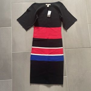 Banana republic striped knit dress NWT